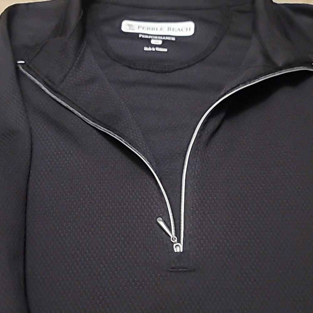 Pebble Beach Performance Long Sleeve Shirt Men's Medium - Picture 2 of 5